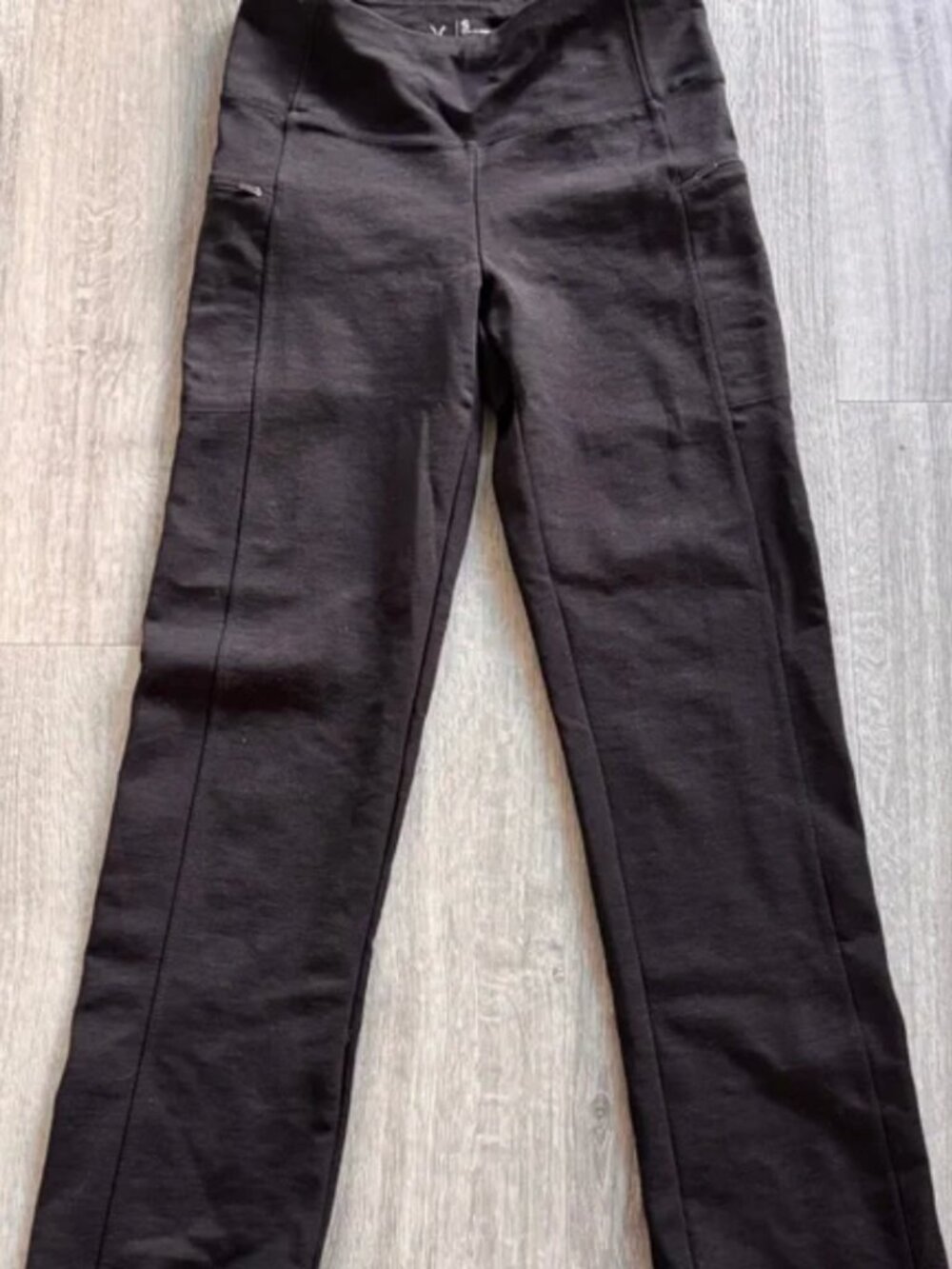 Ibex Black Merino Wool Blend Lizzi Tavern Pants